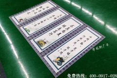 学校墙壁文化标识牌UV平板喷绘制作